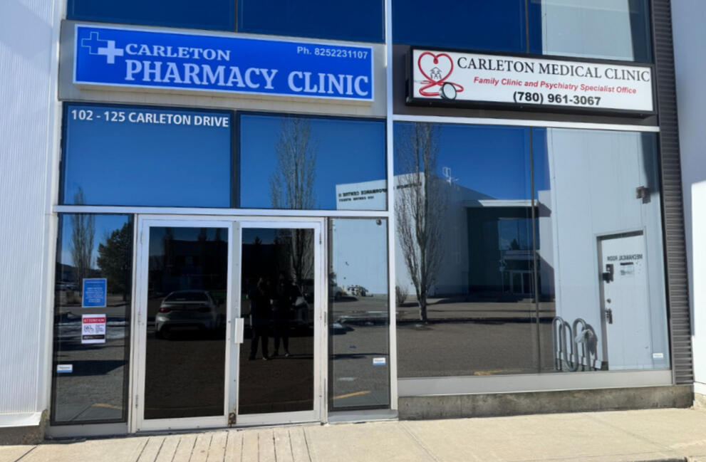 Carleton Pharmacy Clinic Exterior